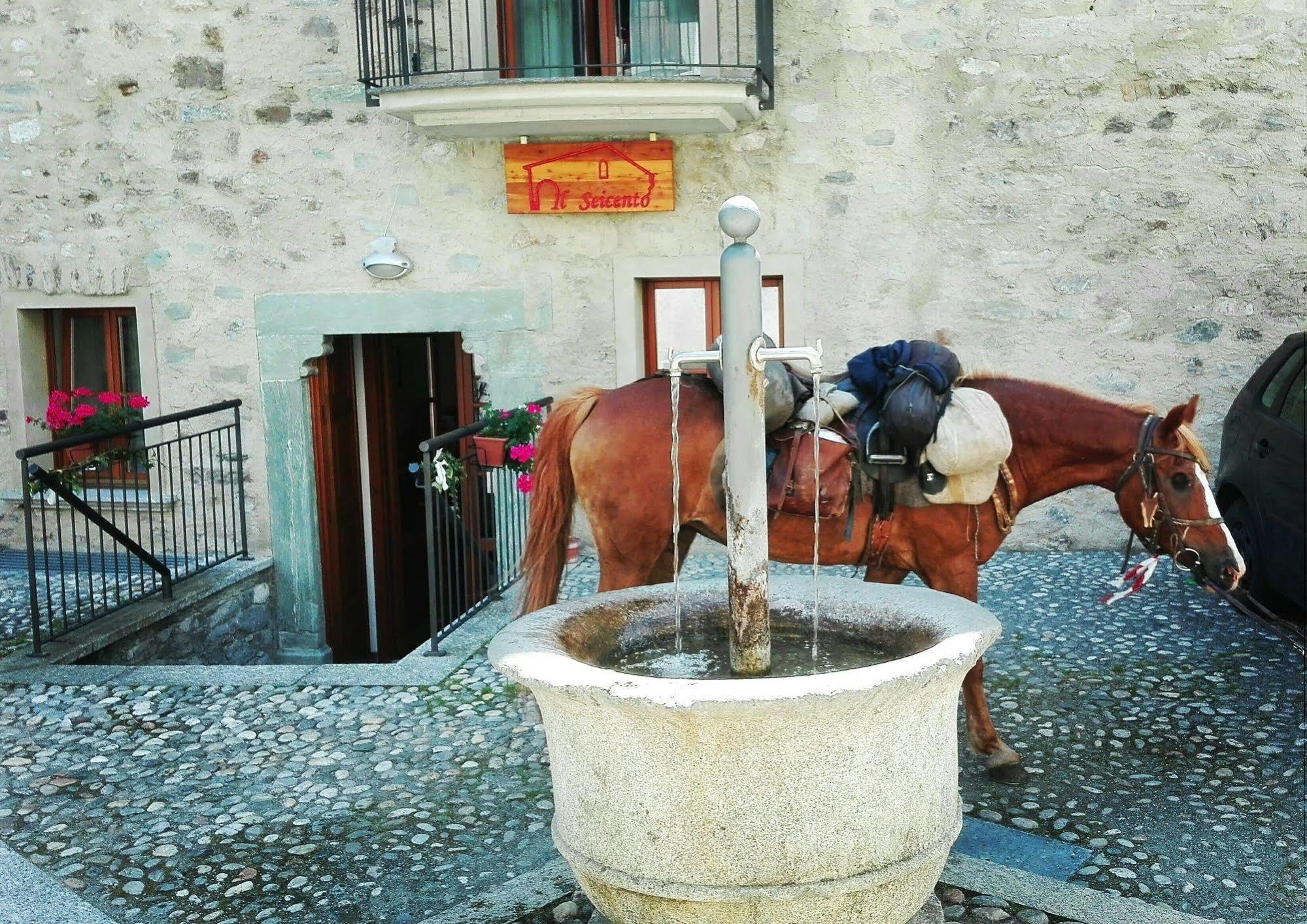 Il Seicento Aparthotel Sernio Exterior foto